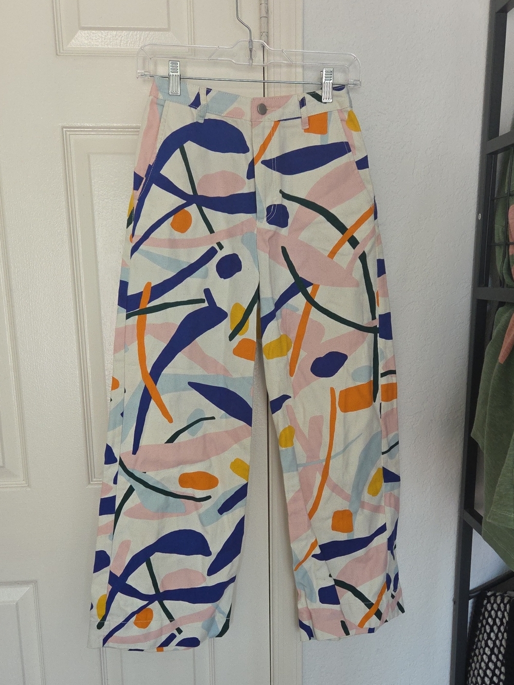 Gorman Abstract Print Wide-Leg Pants - Multicolor Size AU 8/US 4